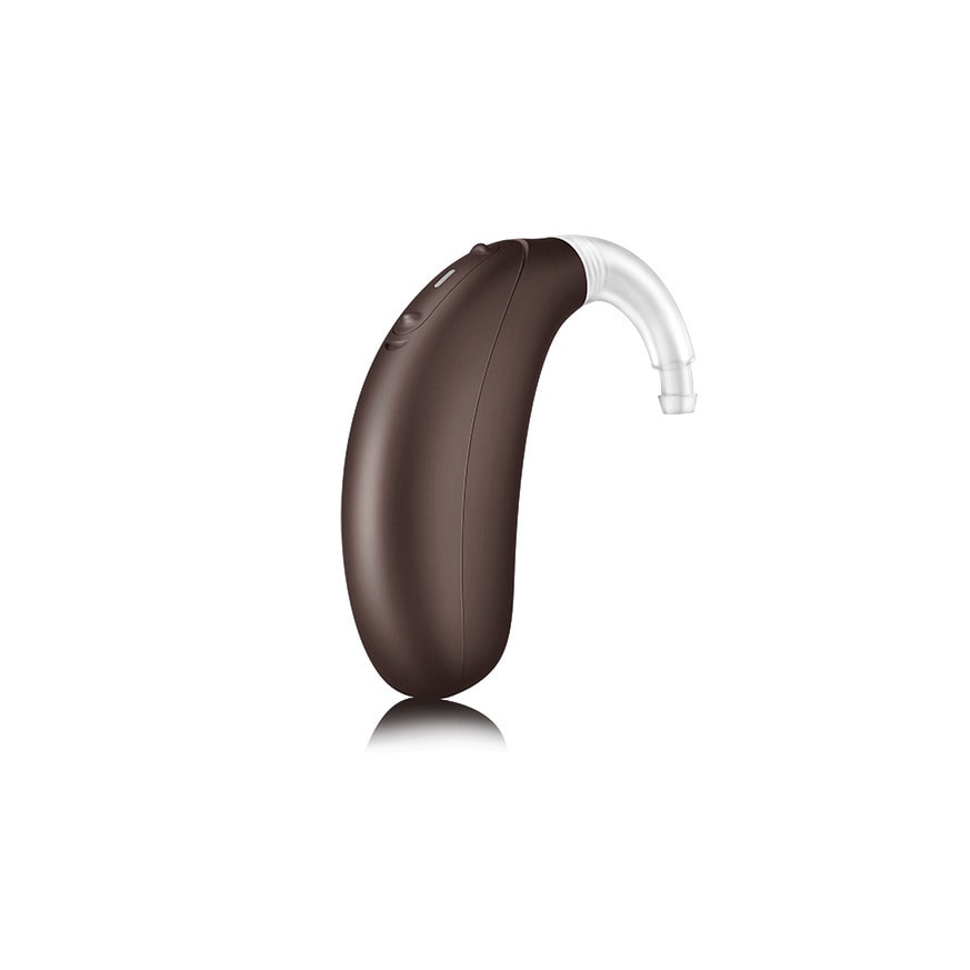 Stride Power Rechargeable Hearing Aid In Espresso Color